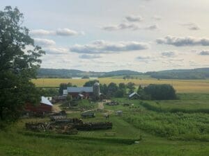 Treinen Farm, Wisconsin - From Hill