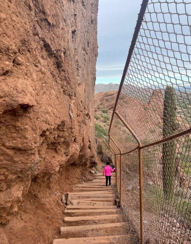 Camelback Mountain Hike - Initial Stairs