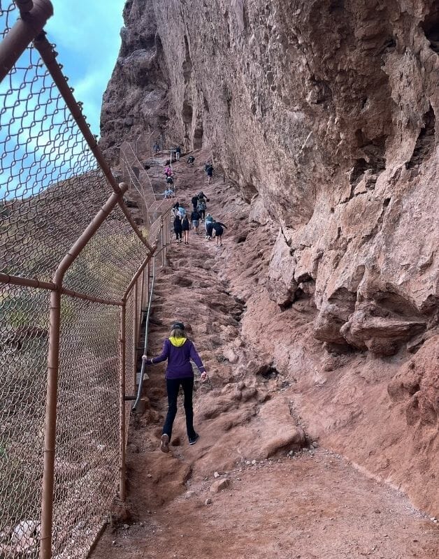 Camelback Mountain Hike - Railings