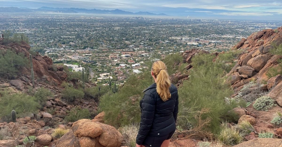 Lily Overlooking Camelback Mountain