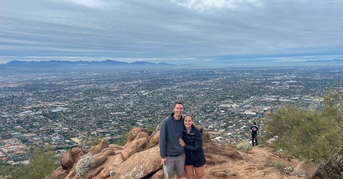 Lily & Sam - Camelback Hike