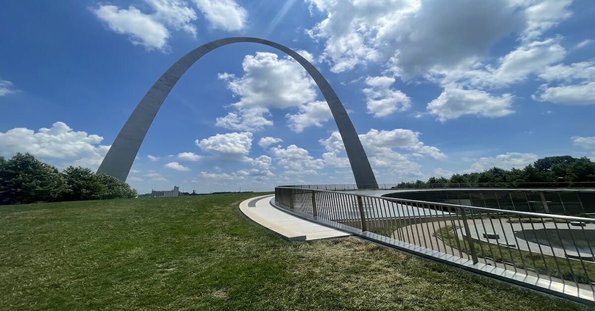 View of Gateway Arch National Park