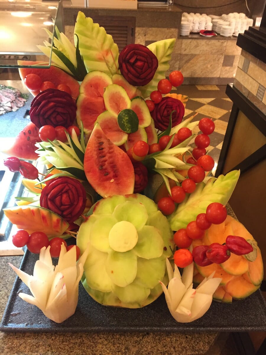 Buffet Fruit Display