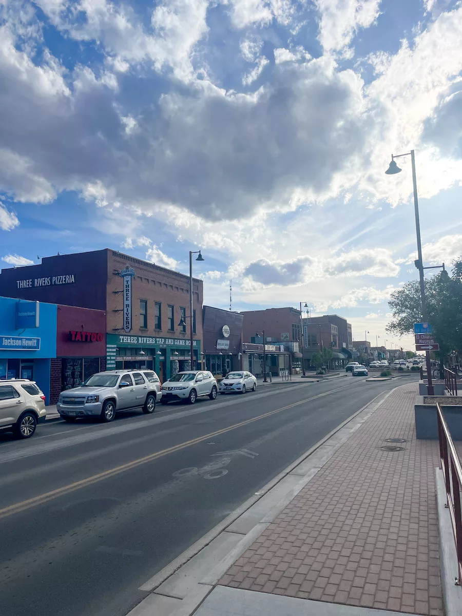 View of Three Rivers Brewery and Eatery in Farmington, New Mexico