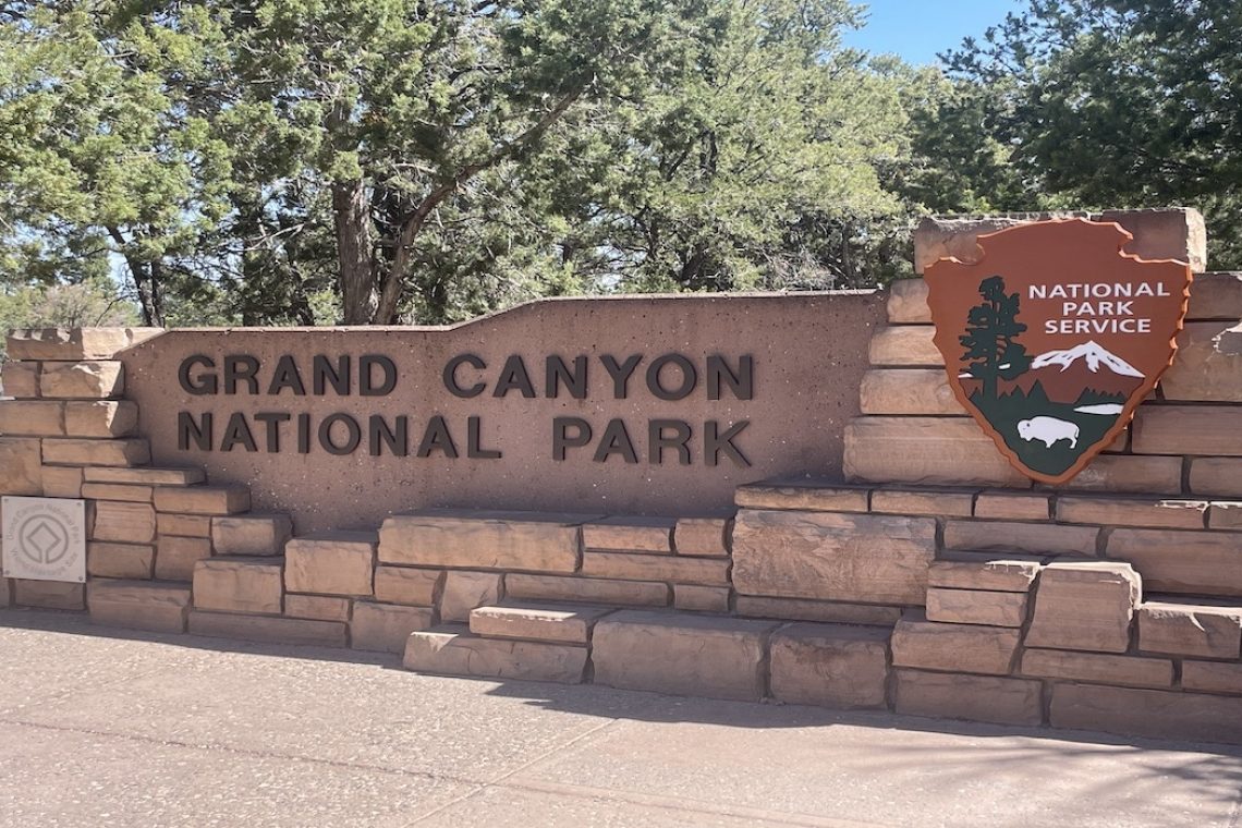 Grand Canyon Entrance Sign